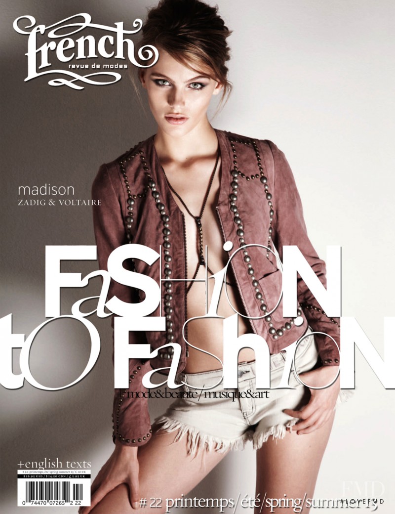 Madison Headrick featured on the French Revue De Modes cover from March 2013