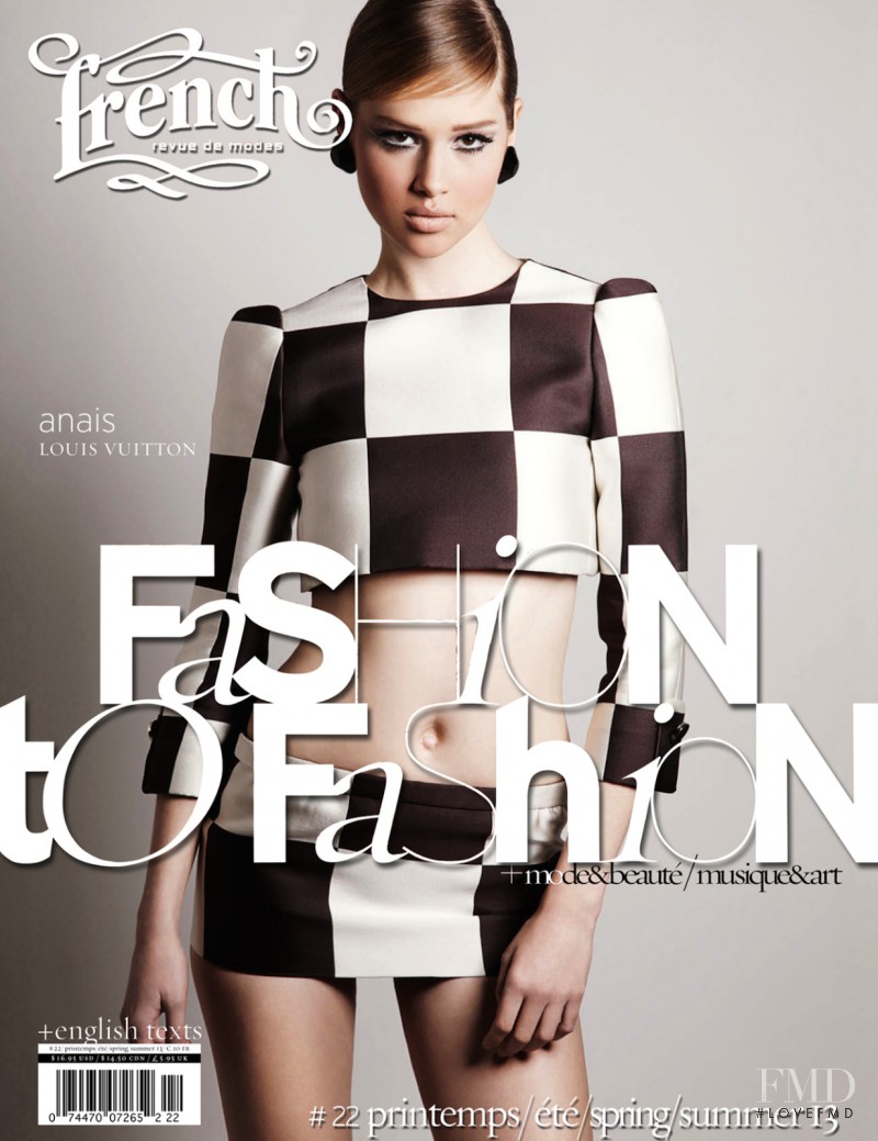 Anais Pouliot featured on the French Revue De Modes cover from March 2013