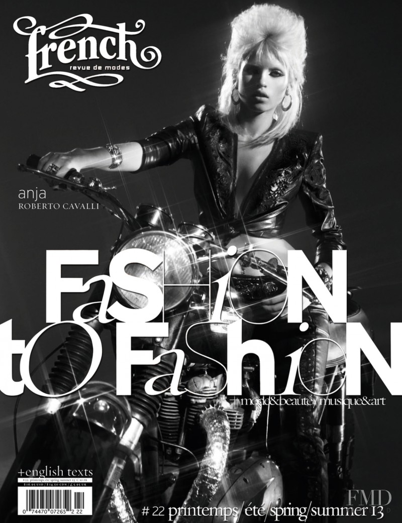 Anja Konstantinova featured on the French Revue De Modes cover from March 2013