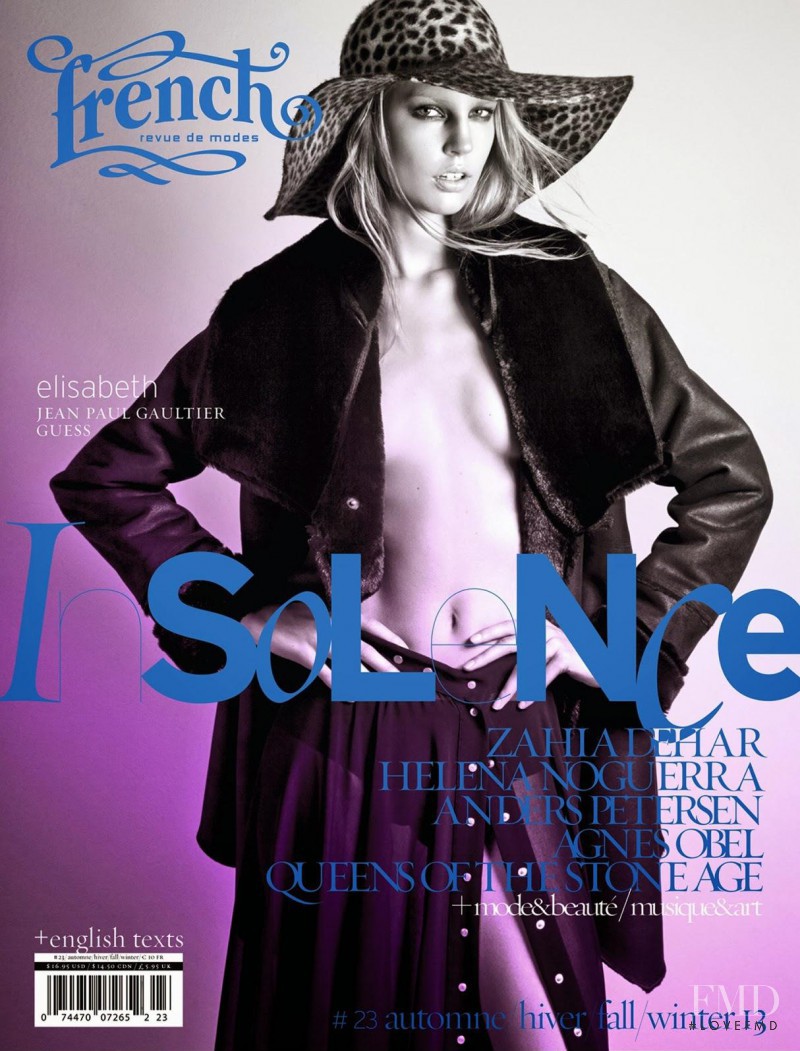 Elisabeth Erm featured on the French Revue De Modes cover from September 2013