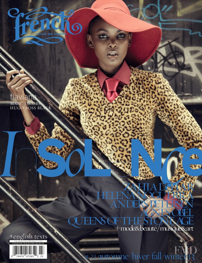 Flaviana Matata featured on the French Revue De Modes cover from September 2013