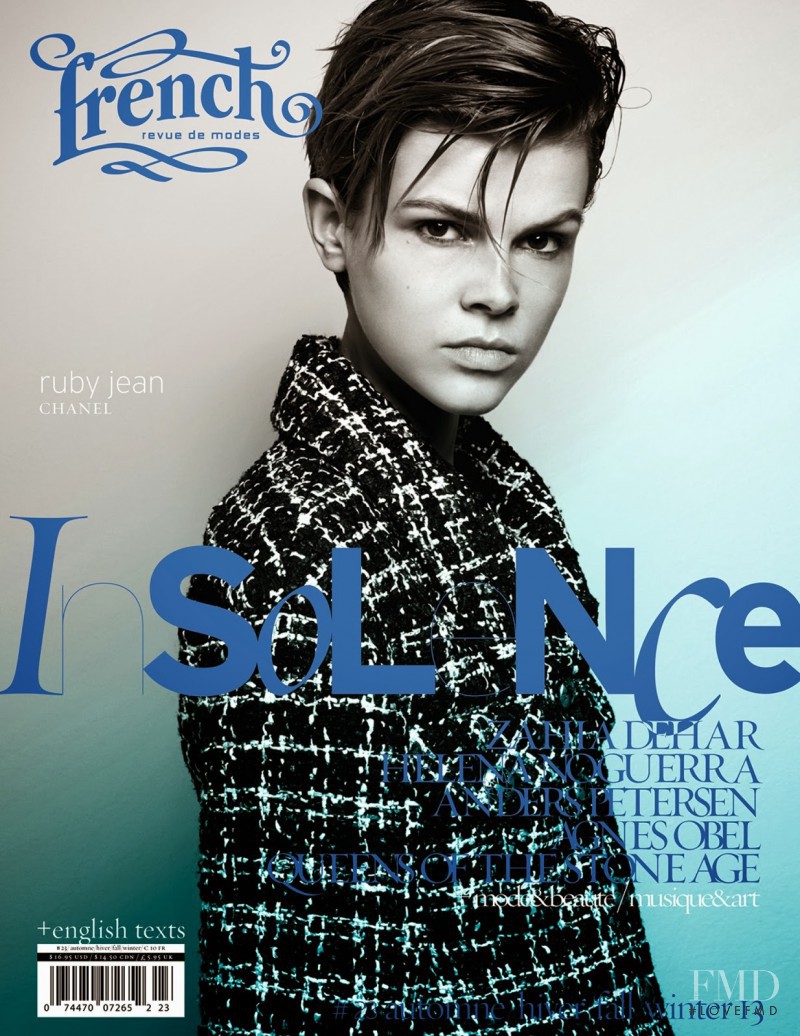 Ruby Jean Wilson featured on the French Revue De Modes cover from September 2013