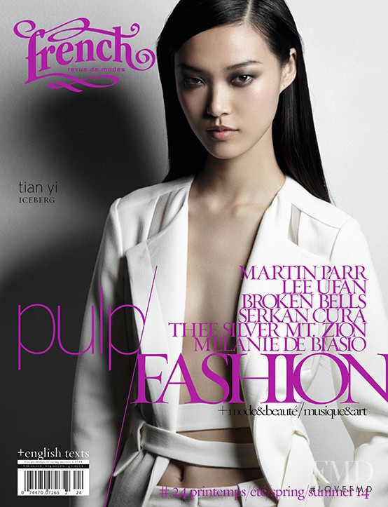 Tian Yi featured on the French Revue De Modes cover from March 2014