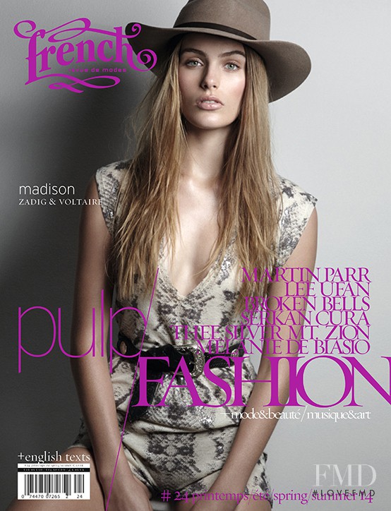 Madison Headrick featured on the French Revue De Modes cover from March 2014