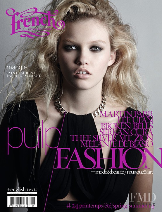 Maggie Laine featured on the French Revue De Modes cover from March 2014