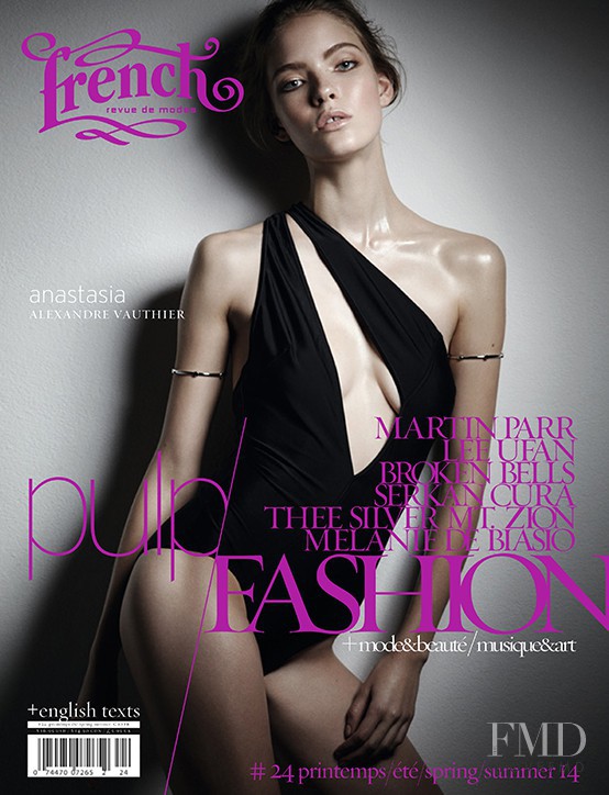 Anastasia Kolganova featured on the French Revue De Modes cover from March 2014