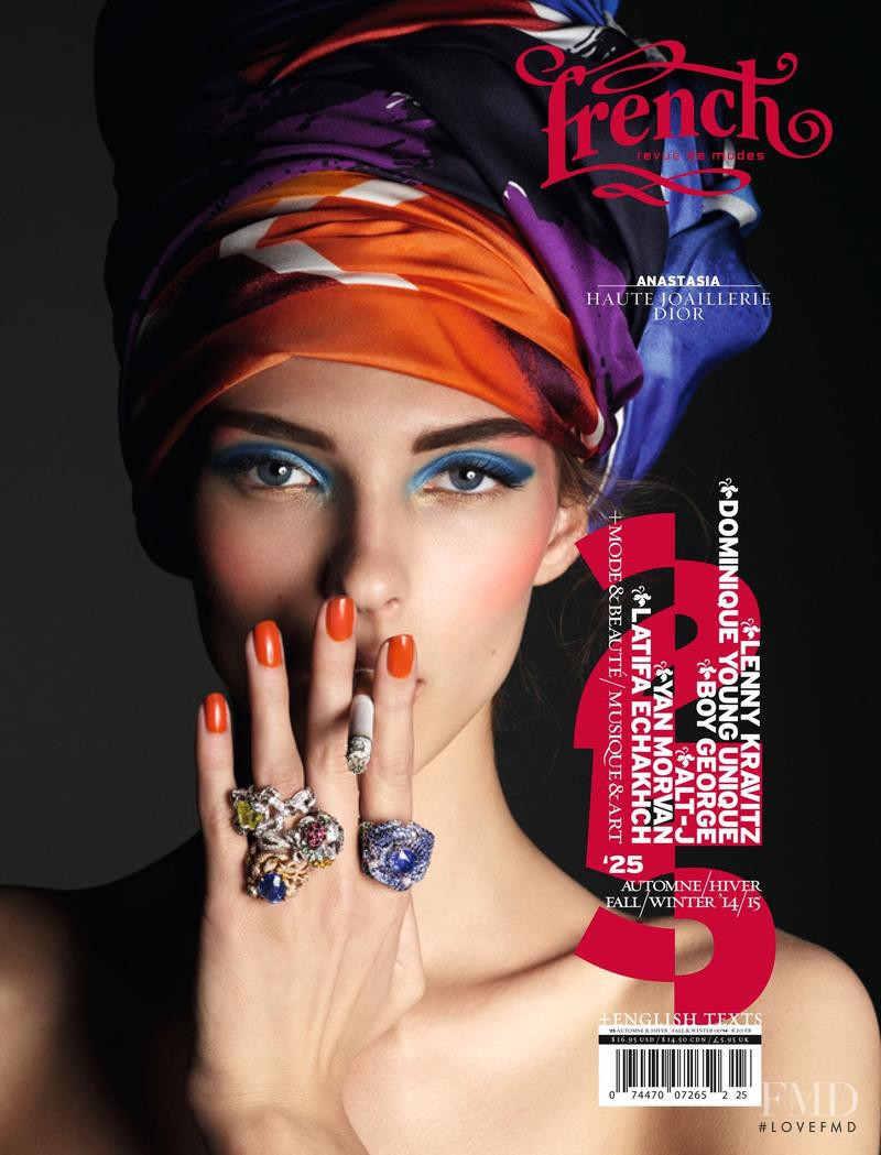 Anastasia Lagune featured on the French Revue De Modes cover from November 2014