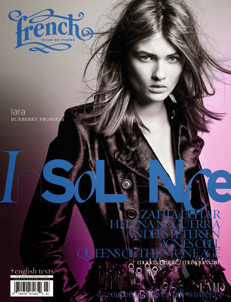Lara Mullen featured on the French Revue De Modes cover from September 2013