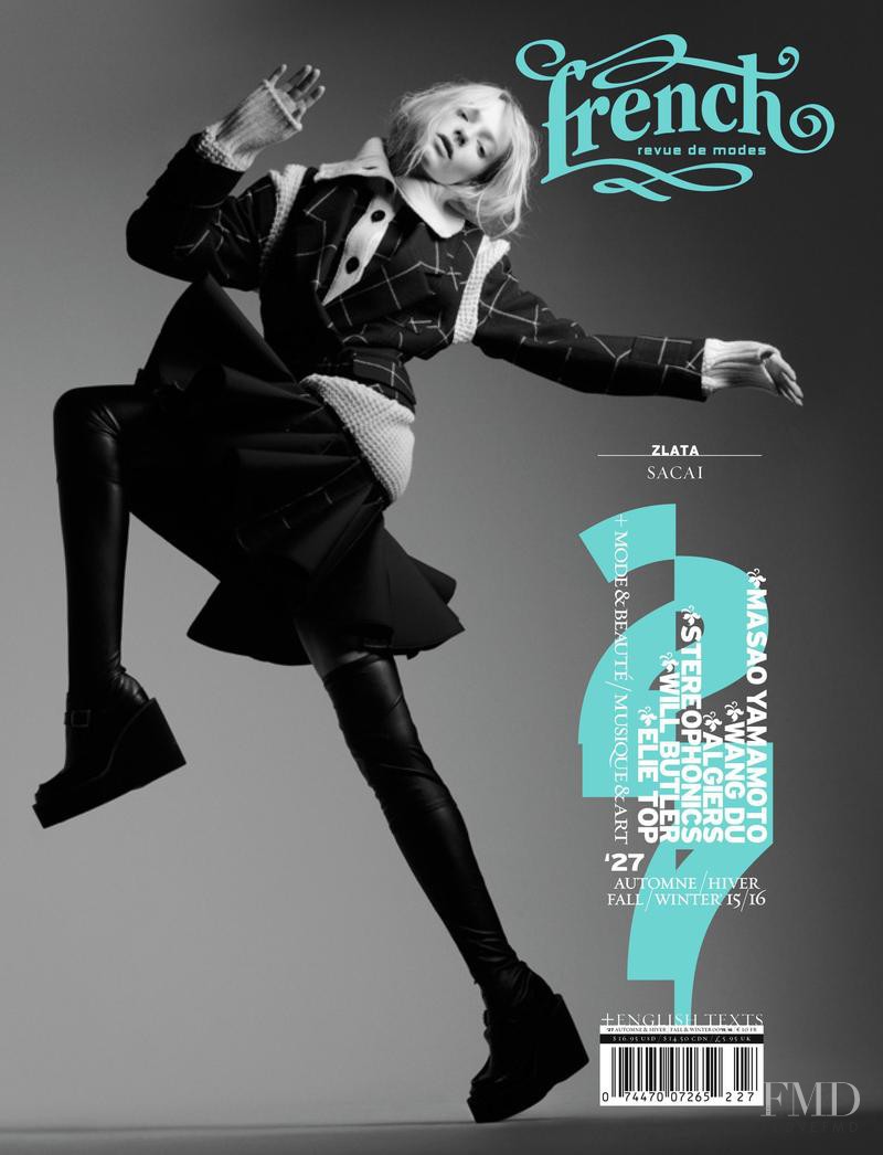 Zlata Semenko featured on the French Revue De Modes cover from September 2015