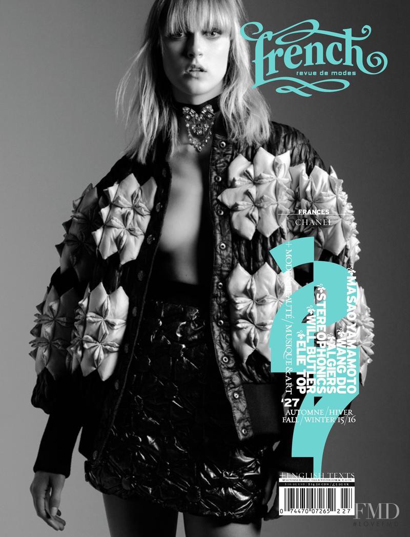 Frances Coombe featured on the French Revue De Modes cover from September 2015