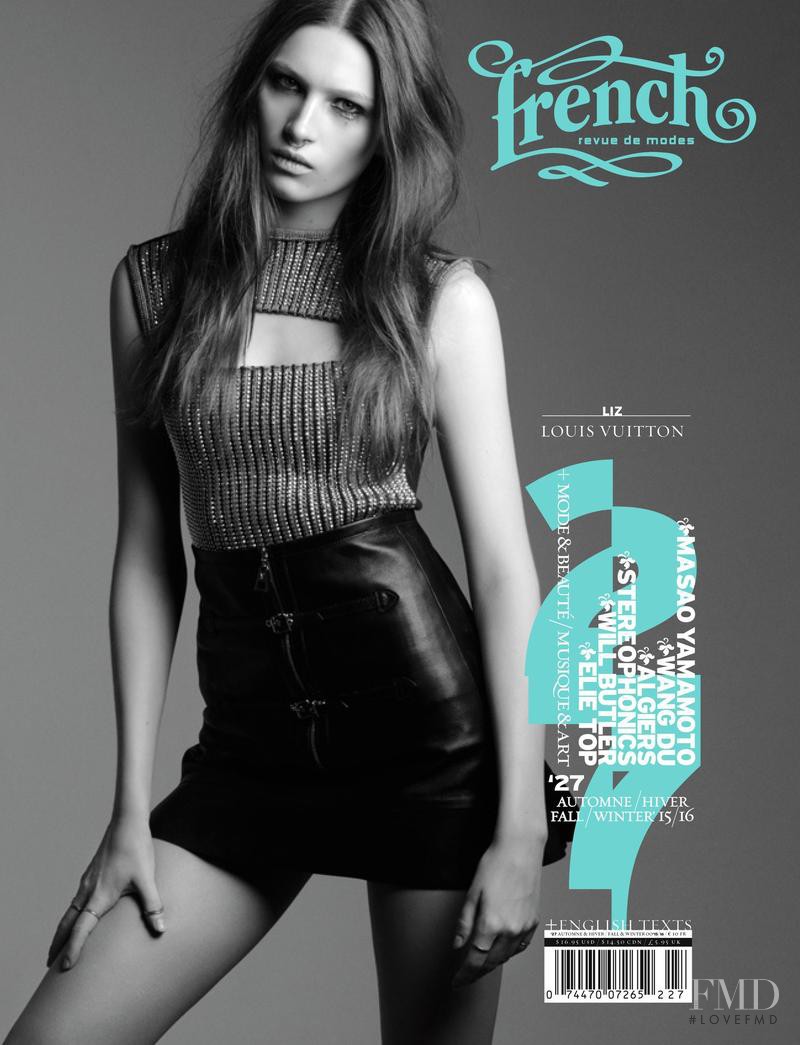 Liz Kennedy featured on the French Revue De Modes cover from September 2015