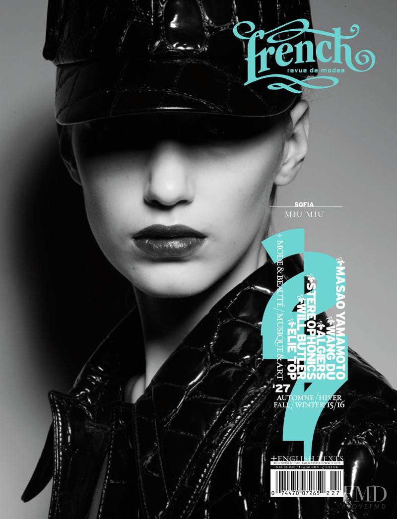Sofia Tesmenitskaya featured on the French Revue De Modes cover from September 2015
