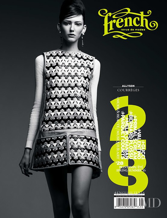 Allyson Chalmers featured on the French Revue De Modes cover from February 2016