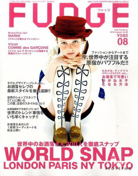 Nastya B featured on the FUDGE cover from August 2010