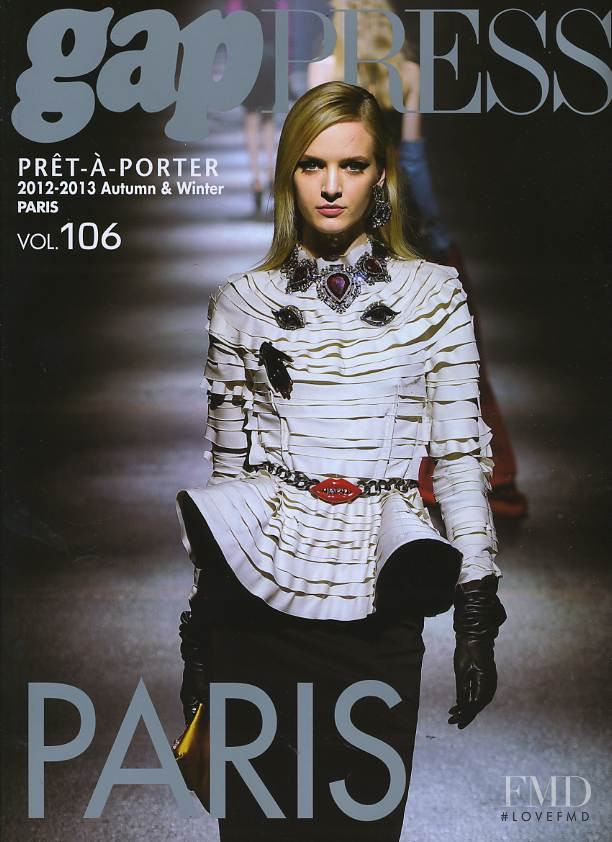 Daria Strokous featured on the Gap Mens Collection Paris cover from June 2012