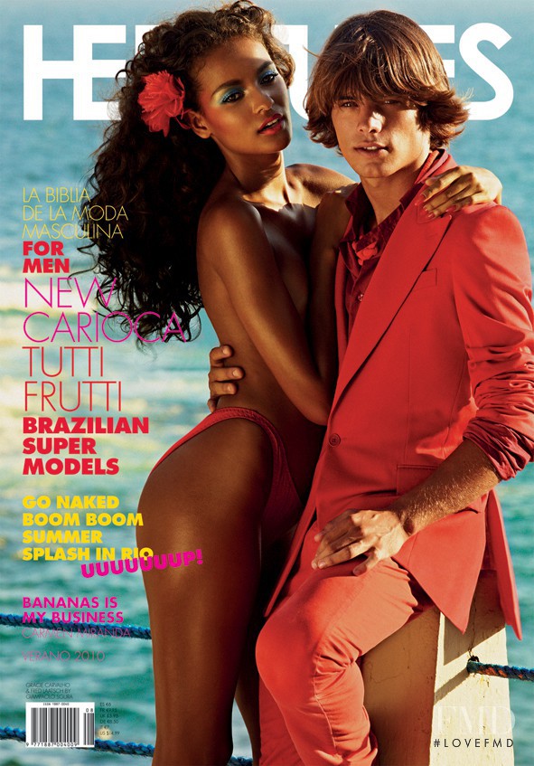 Gracie Carvalho featured on the HERCULES cover from February 2010