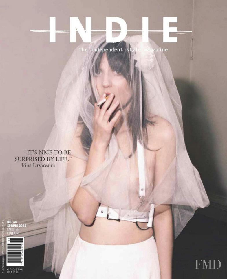 Irina Lazareanu featured on the Indie cover from March 2012