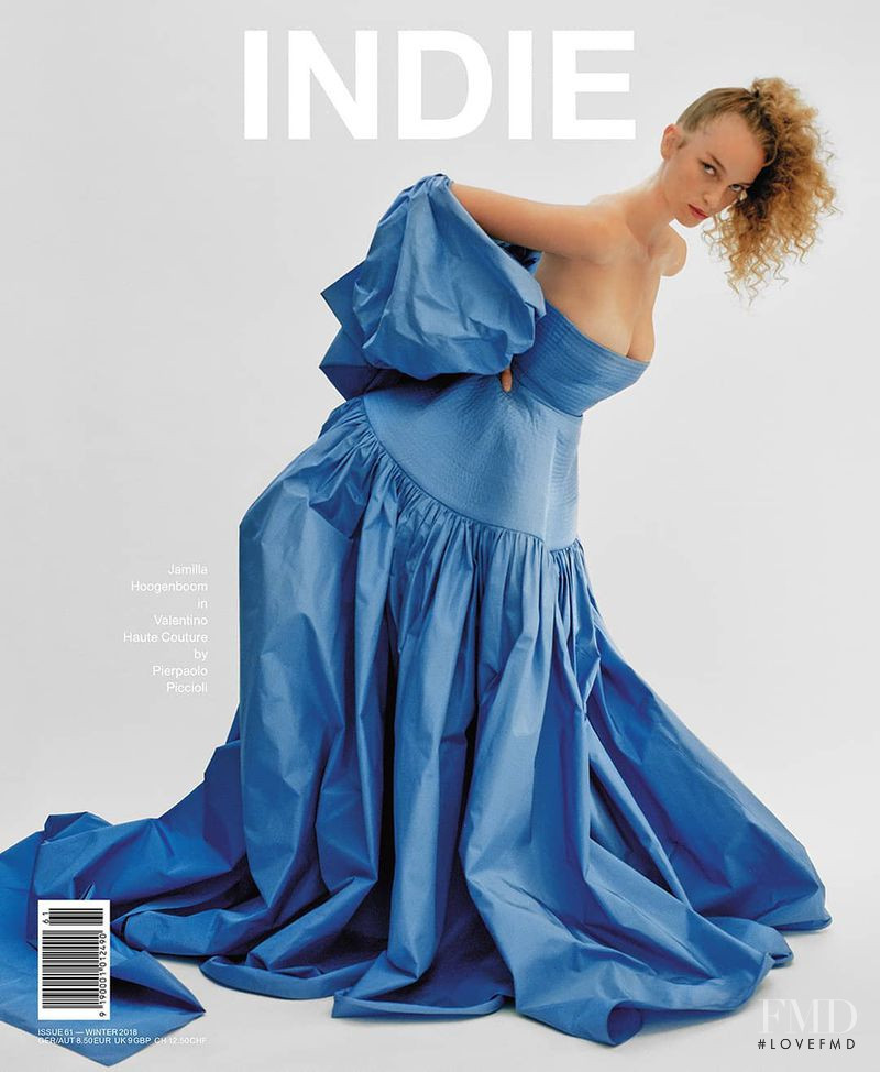 Jamilla Hoogenboom featured on the Indie cover from December 2018