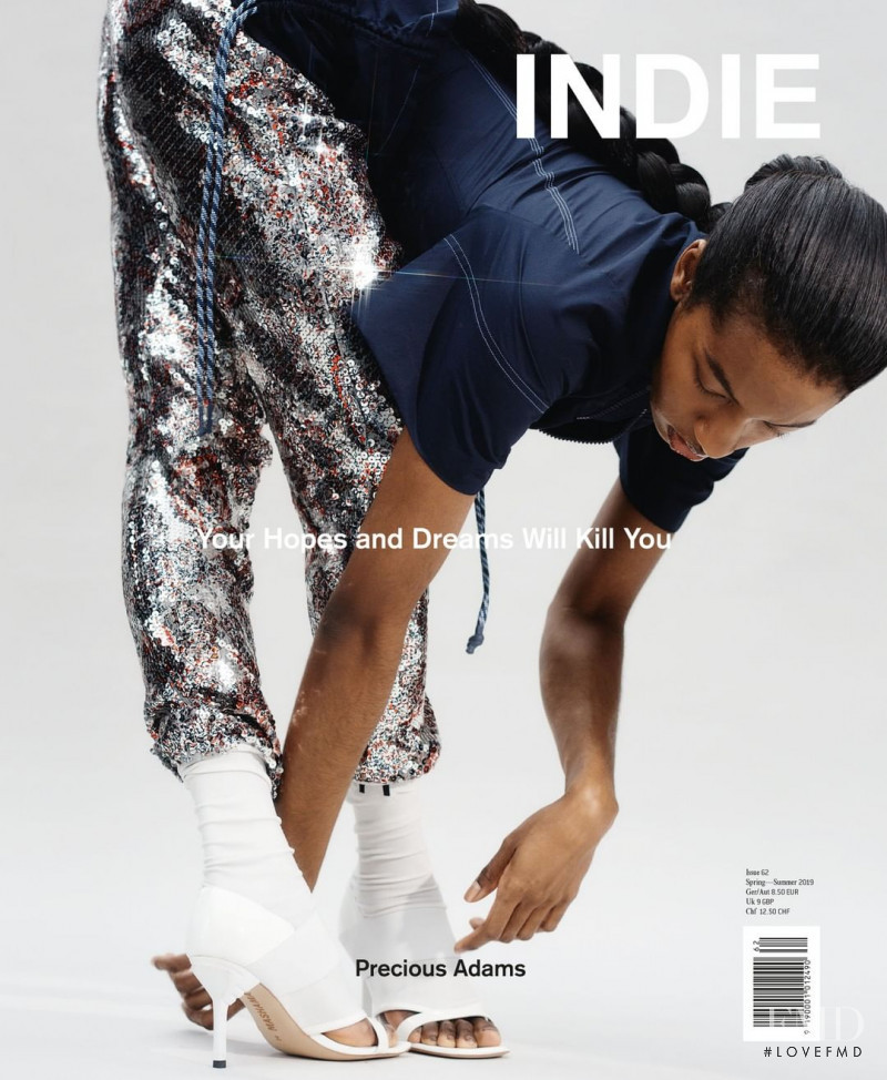 Precious Solana Adams featured on the Indie cover from April 2019