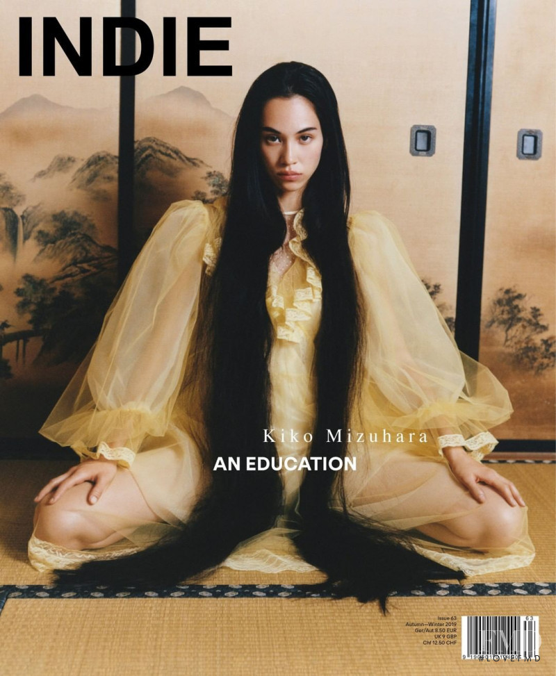 Kiko Mizuhara featured on the Indie cover from September 2019