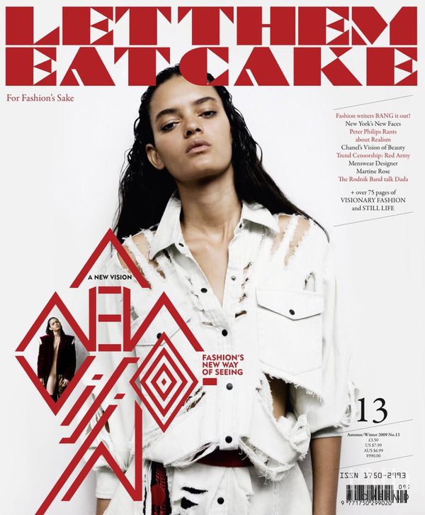 Wanessa Milhomem featured on the Let them Eat Cake cover from September 2009