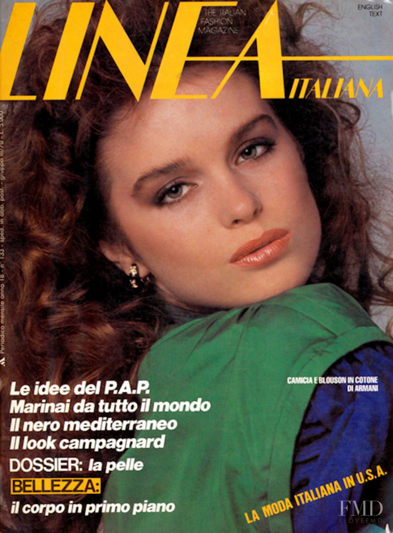 Jacki Adams featured on the Linea Intima cover from September 1983