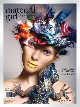 Polina Gureeva featured on the Material Girl cover from December 2009