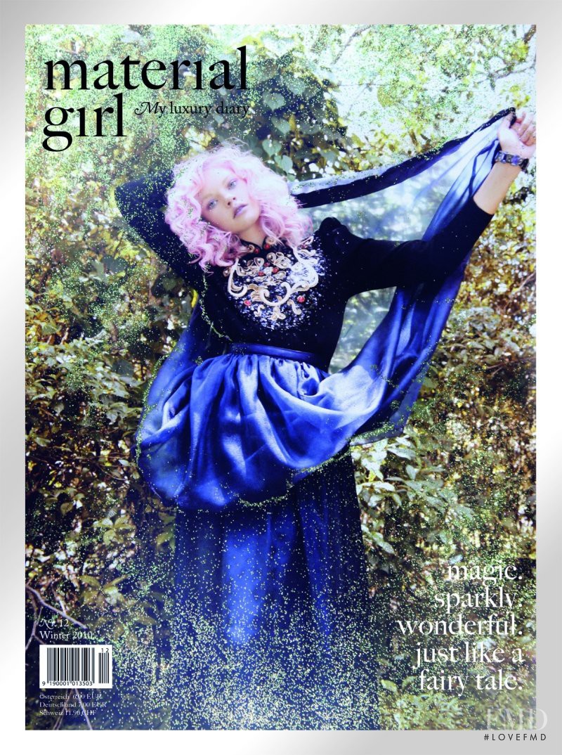 Courtney Vogler featured on the Material Girl cover from December 2010