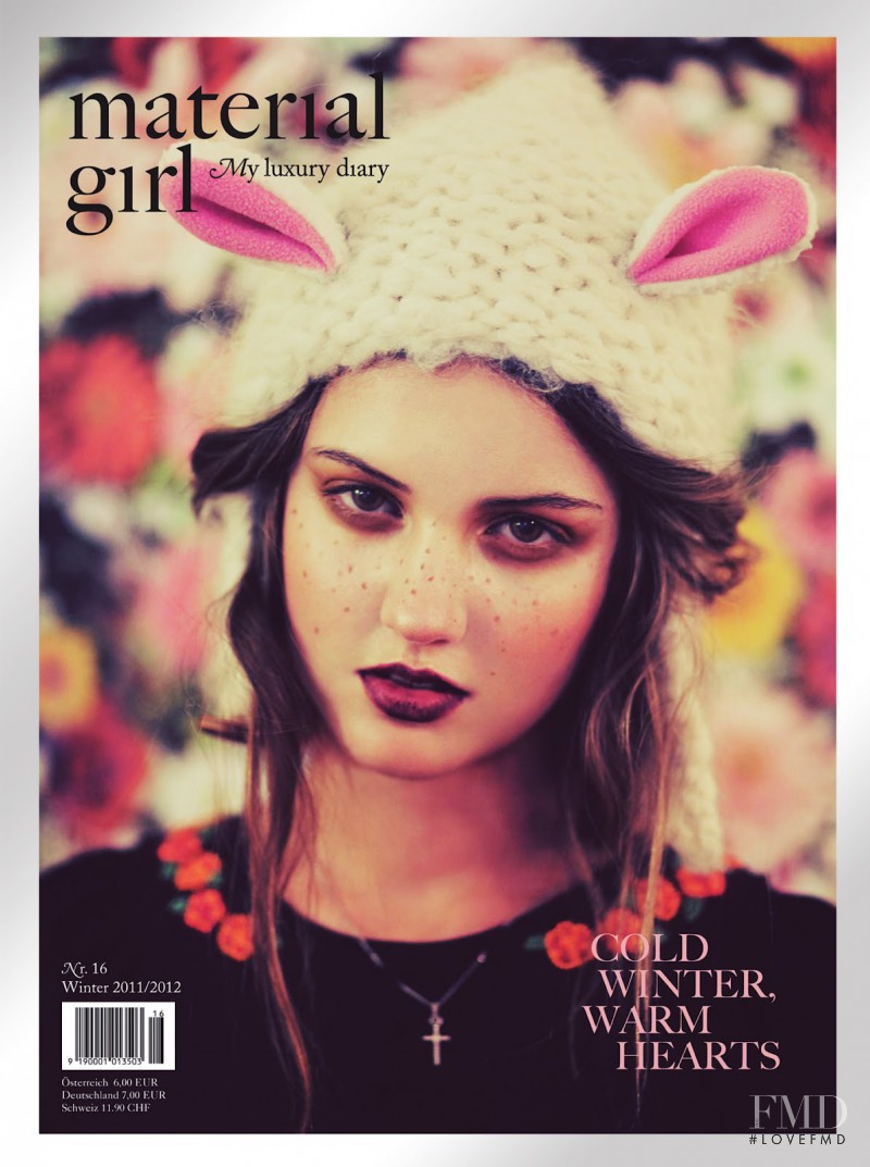 Layla Young  featured on the Material Girl cover from December 2011