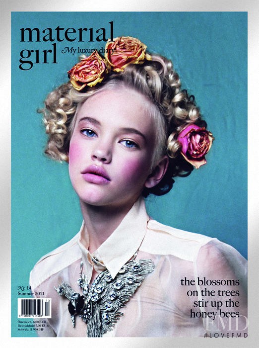Emma Landen featured on the Material Girl cover from June 2011