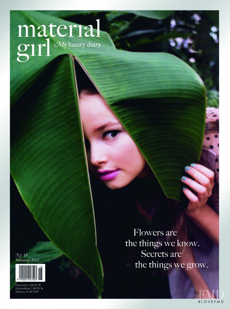 Hannah Kuessner featured on the Material Girl cover from June 2012