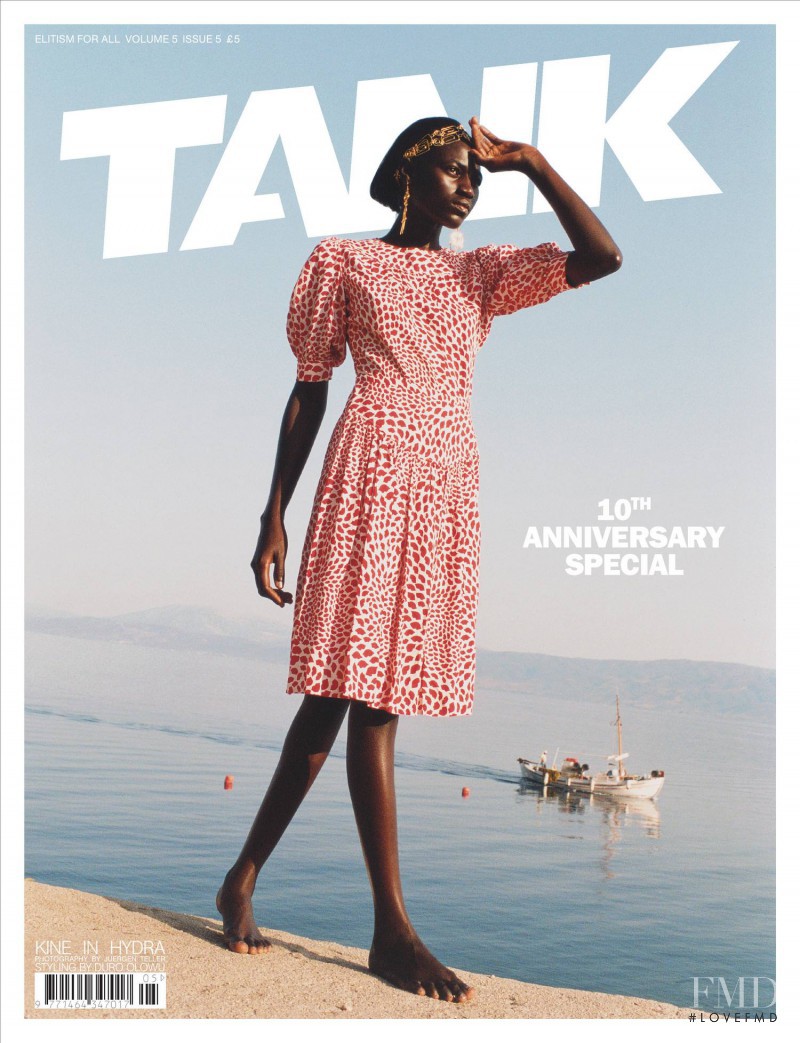 Kinee Diouf featured on the TANK cover from September 2009