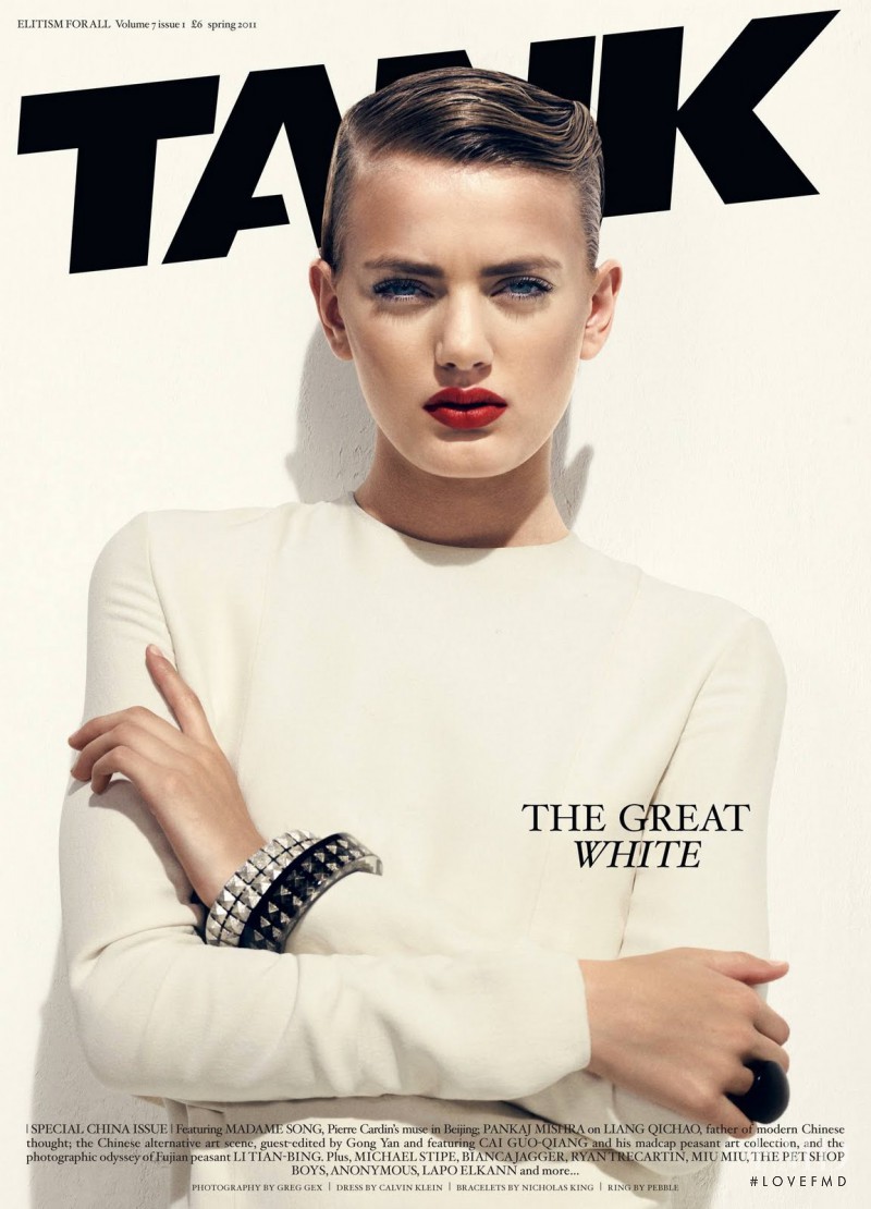 Bregje Heinen featured on the TANK cover from March 2011