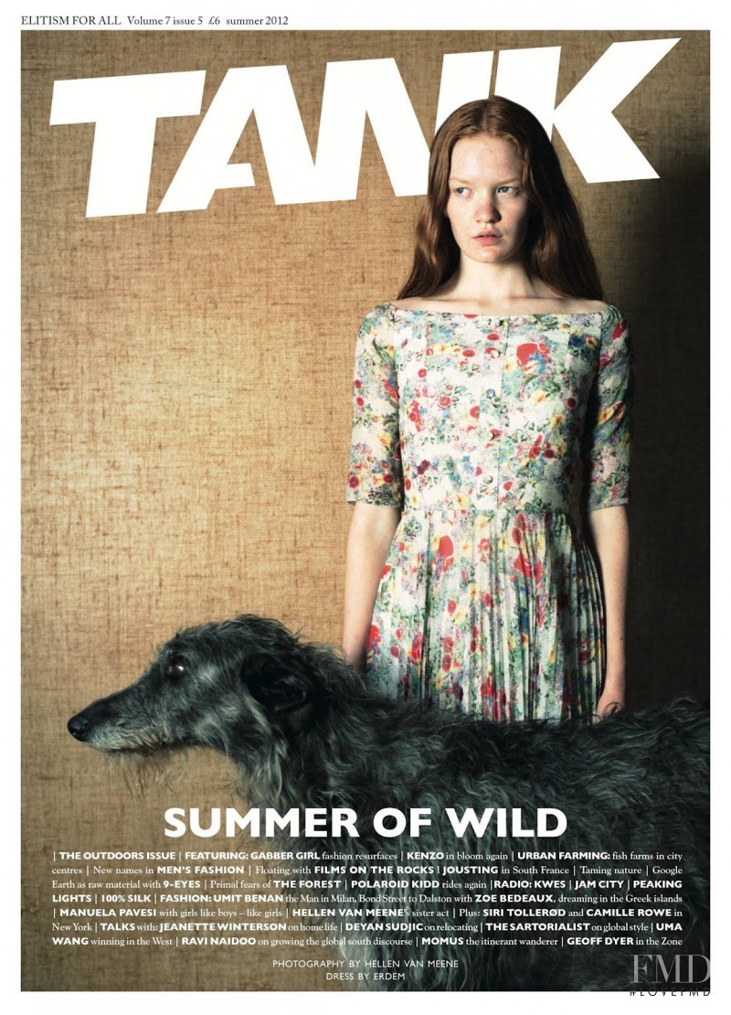 Johanna Fosselius featured on the TANK cover from June 2012