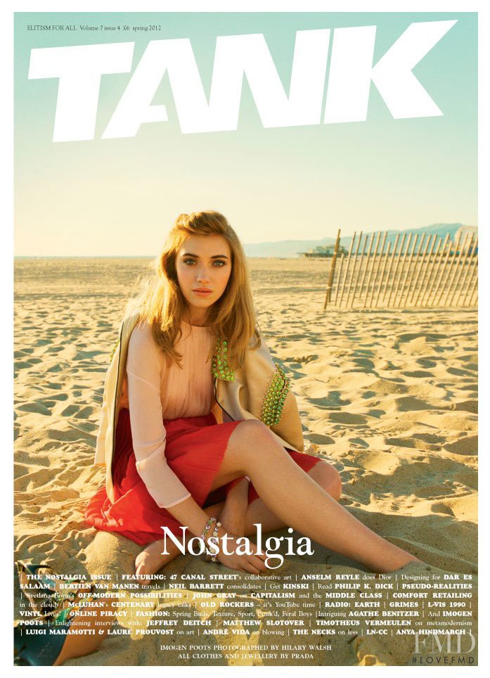 Imogen Poots featured on the TANK cover from March 2012
