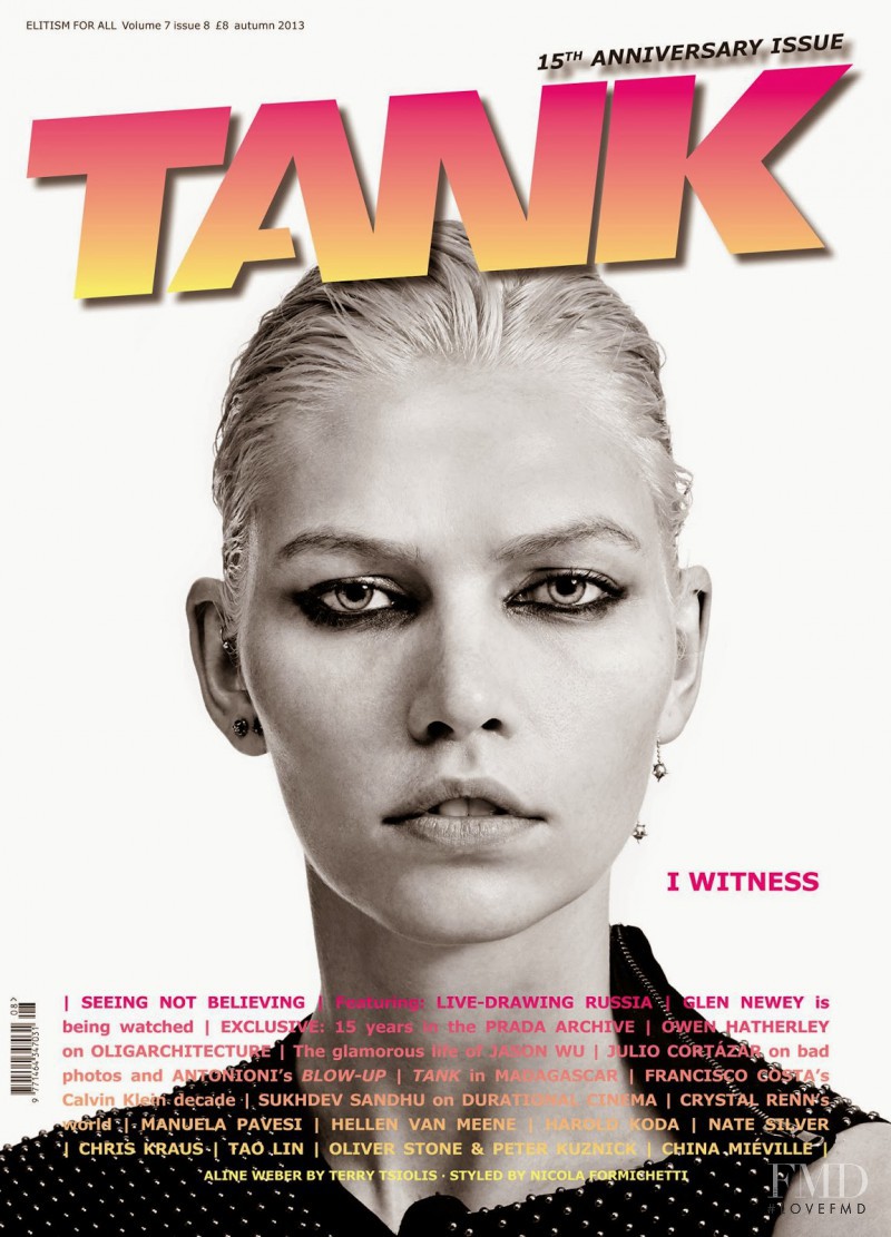 Aline Weber featured on the TANK cover from September 2013