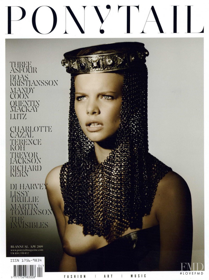 Marloes Horst featured on the Ponytail cover from December 2009