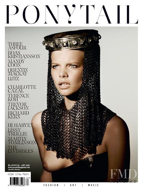 Marloes Horst featured on the Ponytail cover from September 2009