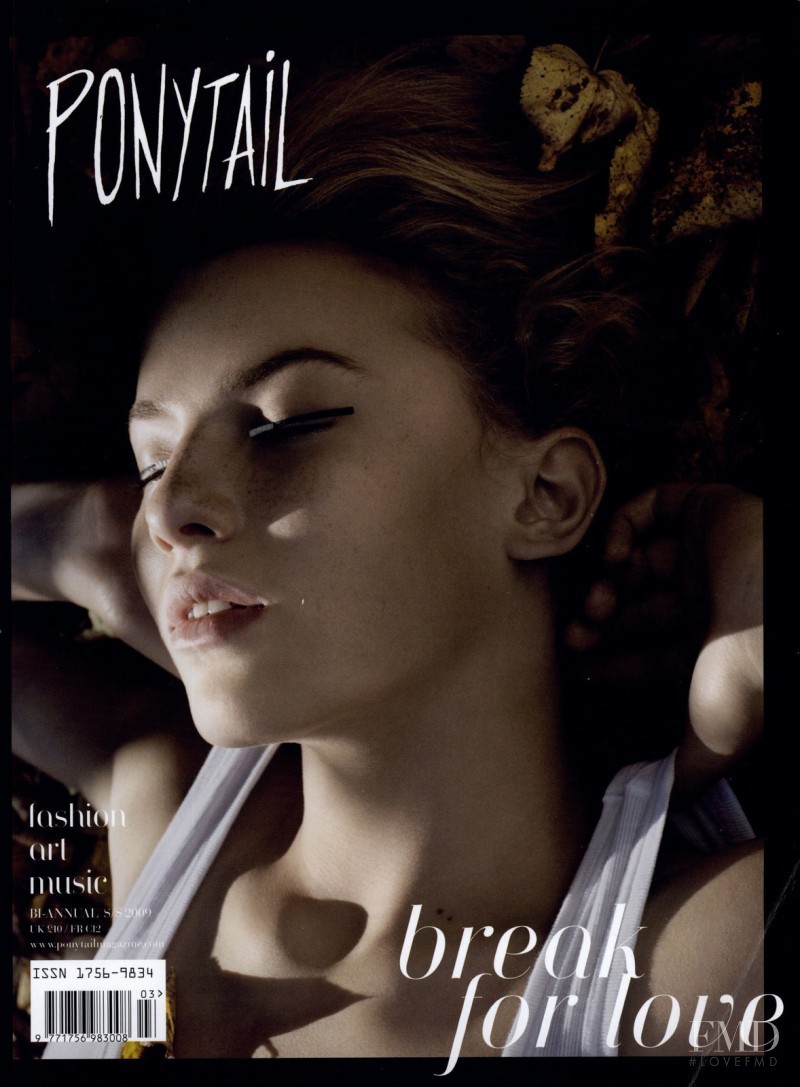 Hattie Harriet Sewell featured on the Ponytail cover from April 2010