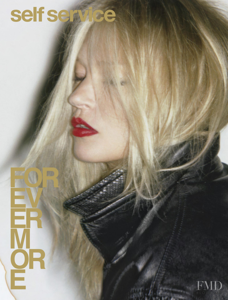 Kate Moss featured on the Self Service cover from September 2018