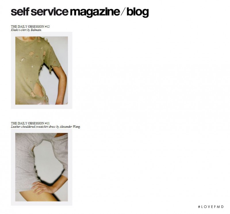  featured on the SelfServiceMagazine.com screen from April 2010