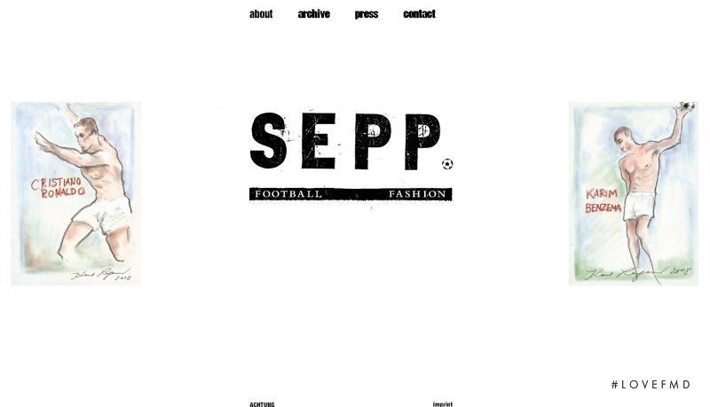  featured on the Sepp-Magazine.com screen from April 2010