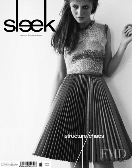 Cintia Dicker featured on the sleek cover from March 2008