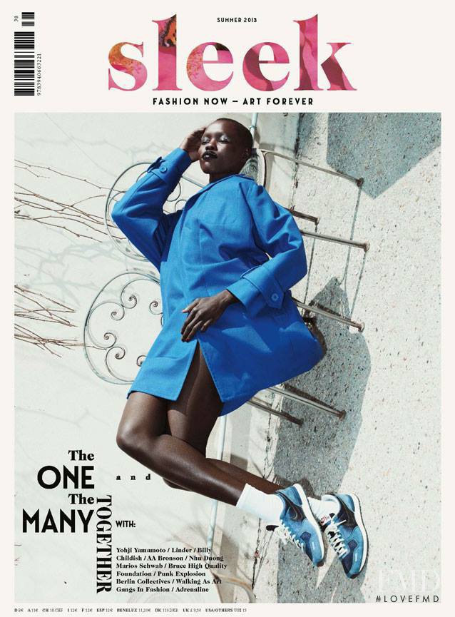 Grace Bol featured on the sleek cover from June 2013