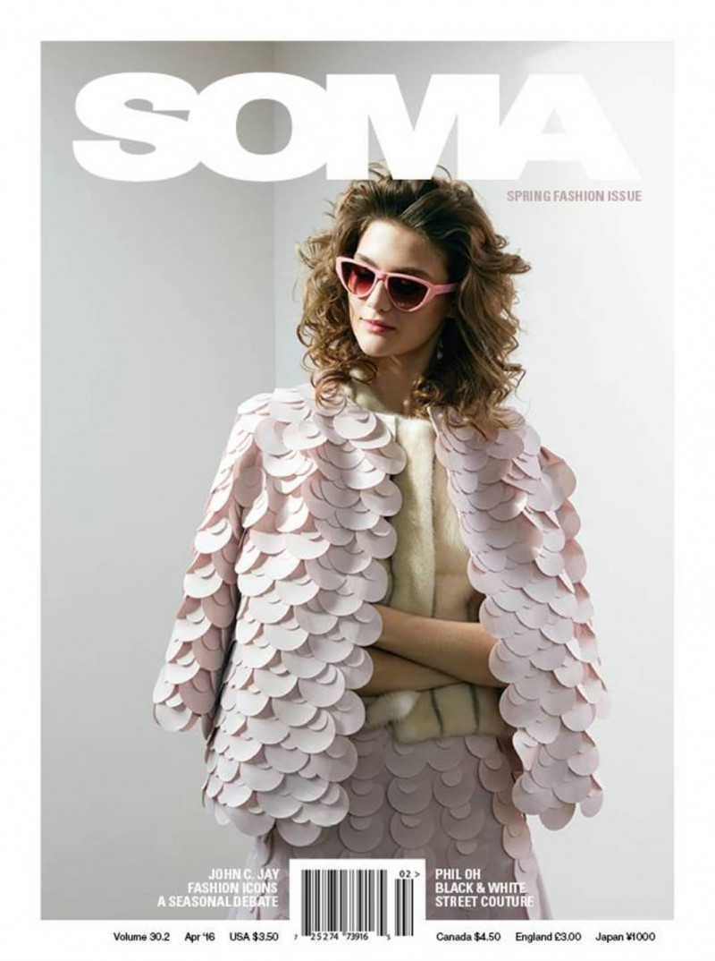Silke Hajunga featured on the SOMA Magazine cover from April 2016