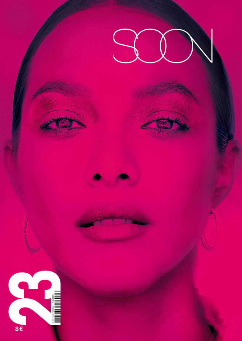 Lais Ribeiro featured on the Soon Magazine cover from July 2021