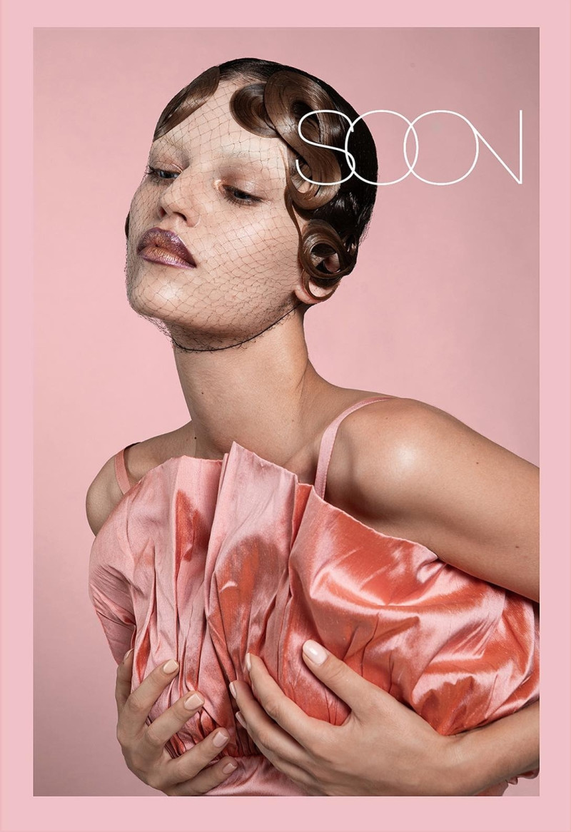 Mathilde Roy featured on the Soon Magazine cover from August 2023