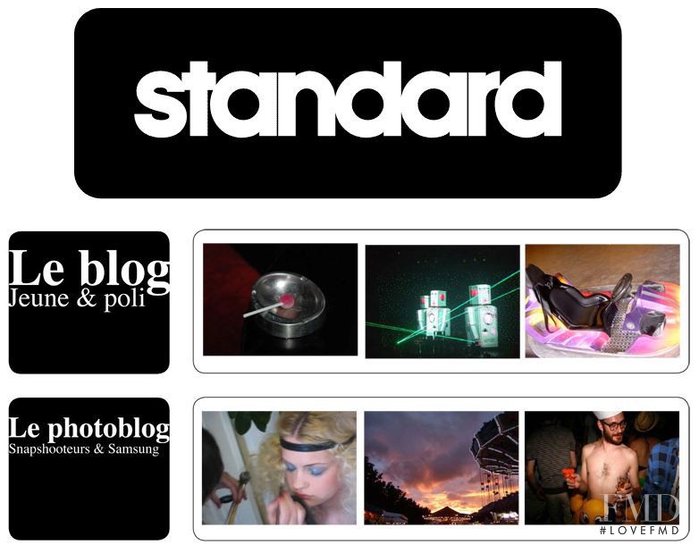  featured on the StandardMagazine.com screen from April 2010