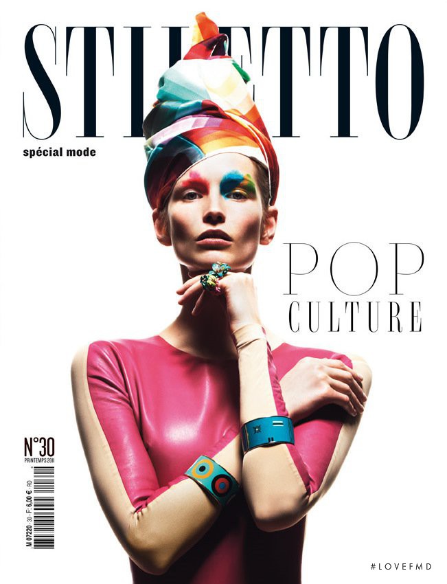 Katrin Thormann featured on the Stiletto cover from March 2011
