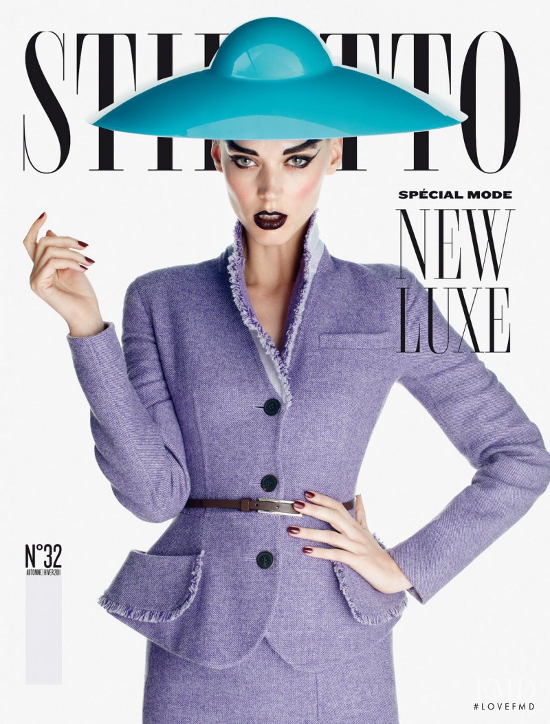 Dovile Virsilaite featured on the Stiletto cover from September 2011